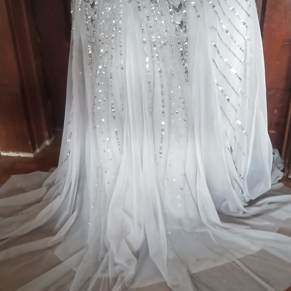 Mother of Bride Beaded Formal Gown - Picture 4 of 12